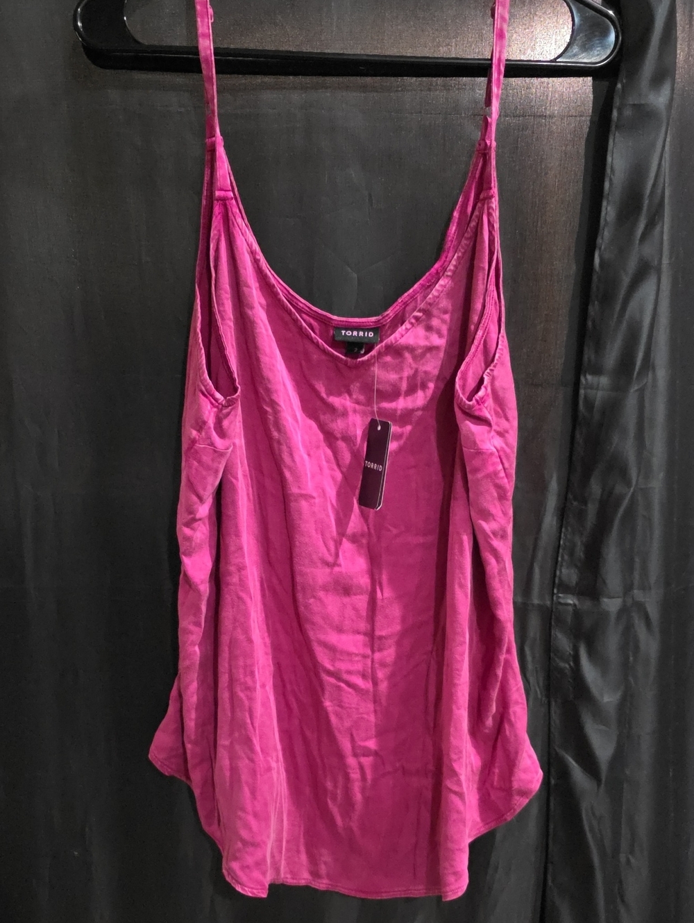 torrid Fuchsia Adjustable Spaghetti Strap Camisole